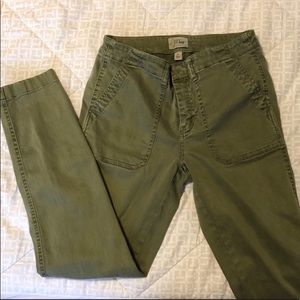 J. Crew Olive Green Pants size 27